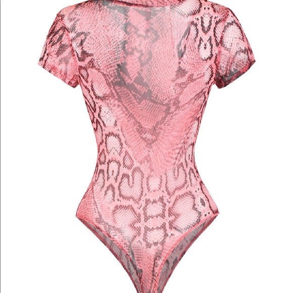 Pink Snake Bodysuit - Picture 2 of 2